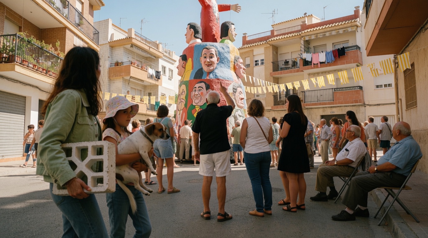 Hogueras in Alicante, and the week the city burns its art