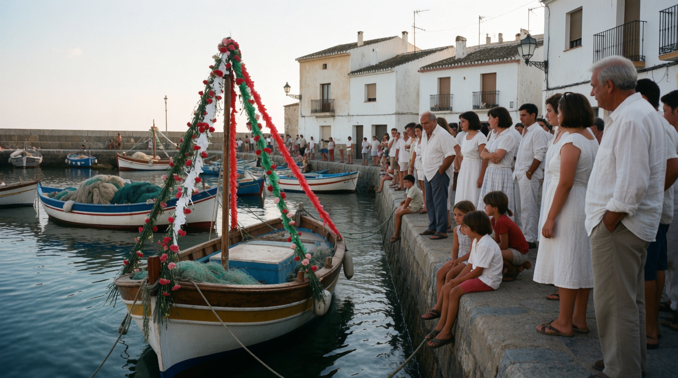 The night the Virgen del Carmen puts to sea