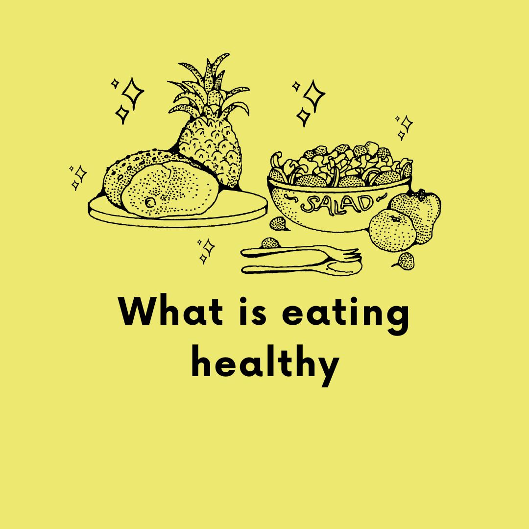 eating healthy food tastes of health