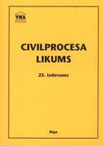 Civilprocesa likums ar grozījumiem, kas izsludināti