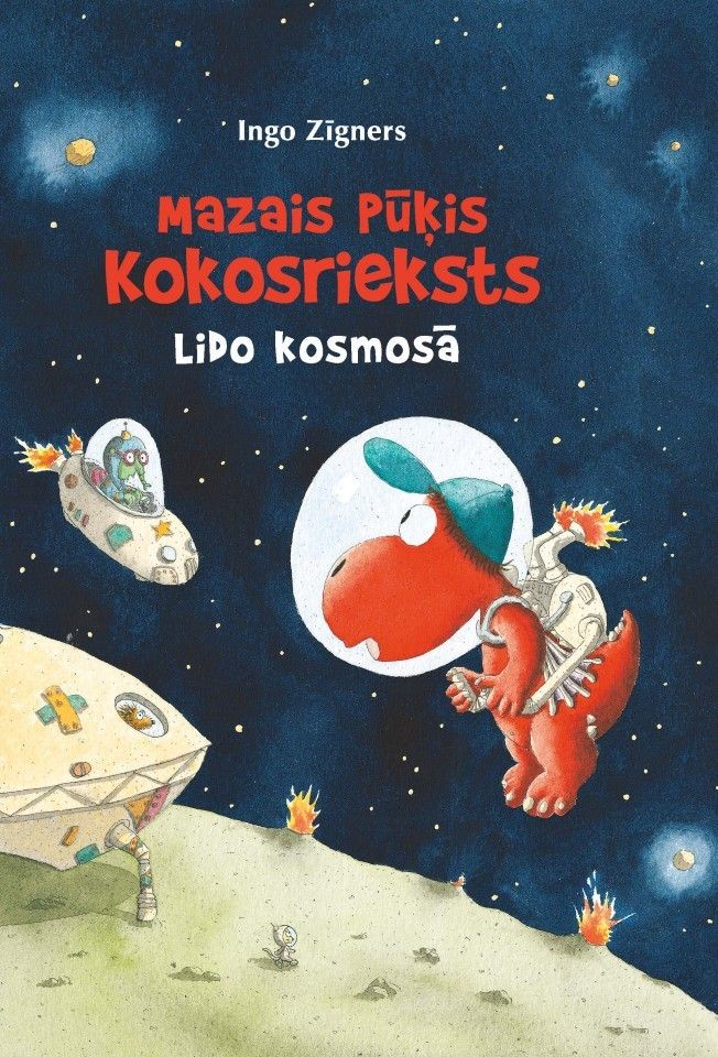 Mazais pūķis Kokosrieksts lido kosmosā -