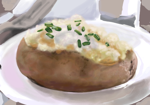 potato, baked