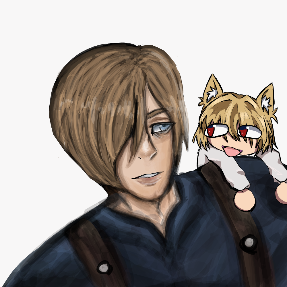 neco arc & leon kennedy