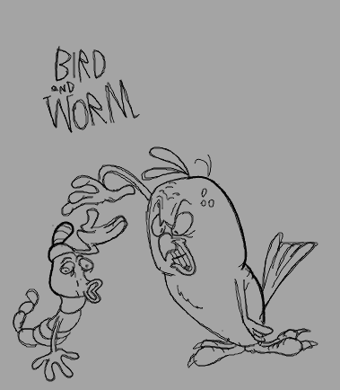 Bird and worm 