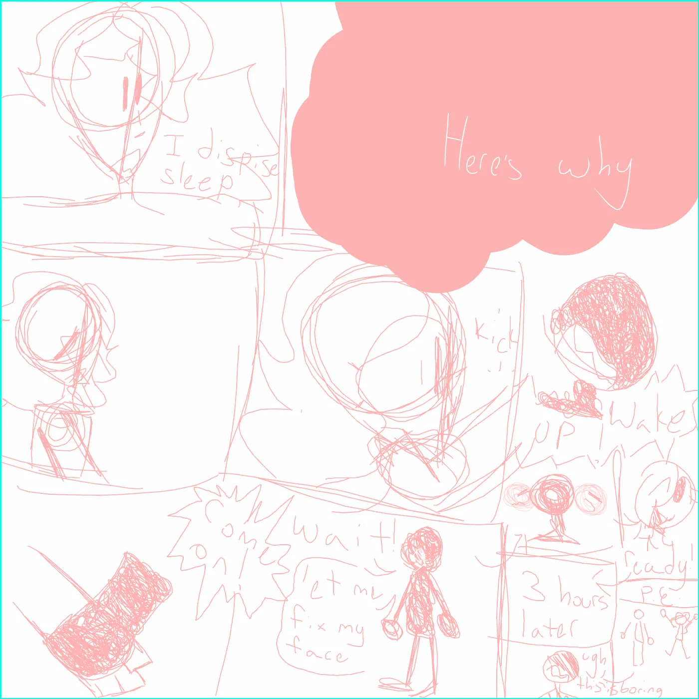 so yea wip of 2st page of my vent comic called