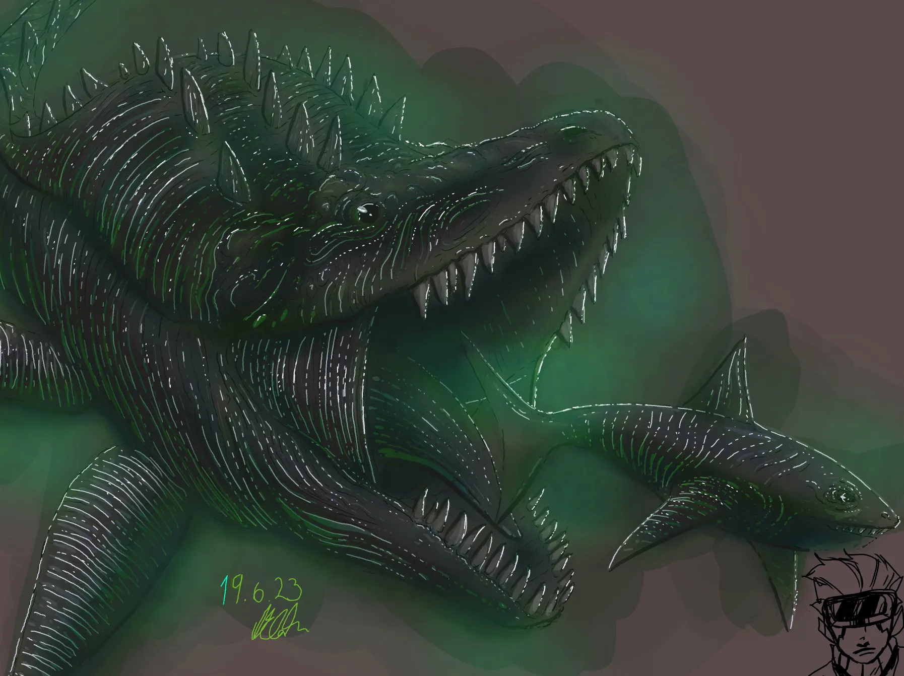 Sea Monster Art