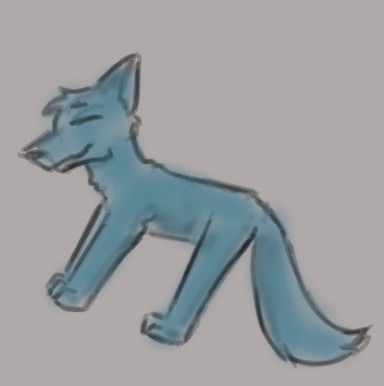 Blue wolf