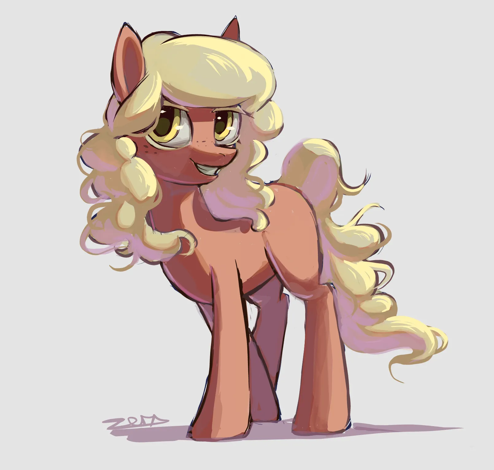Pony curly uwu