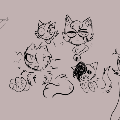 Some edgy cats