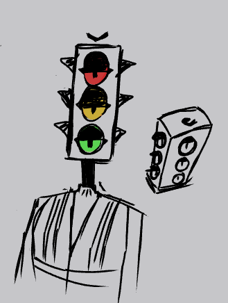 Traffic light girl