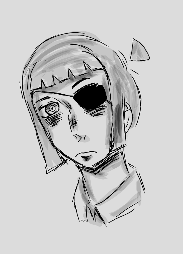 GIRL WITH EYE PATCH. . .