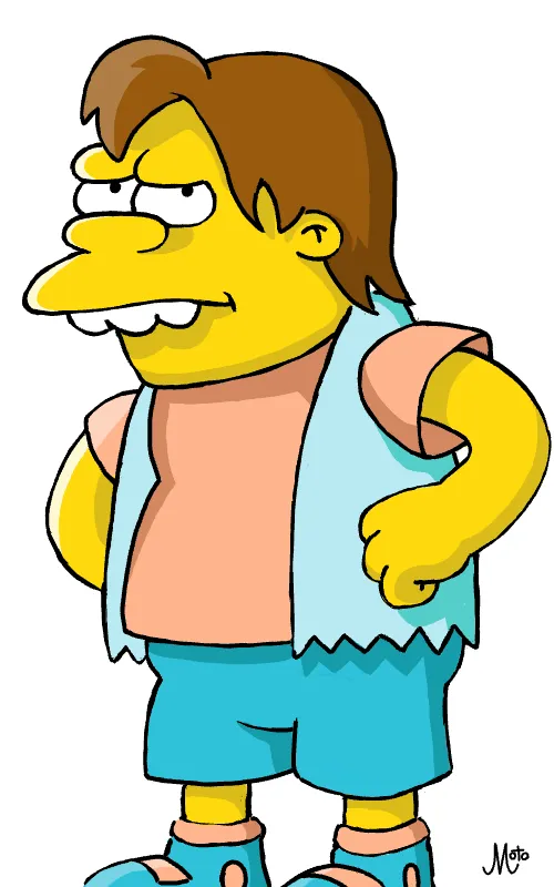 Cartoon Bullies - Nelson Muntz