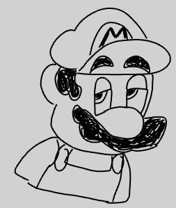 bored mario