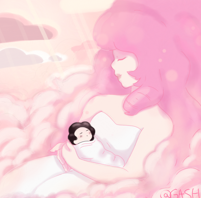 Rose quartz and lil steven