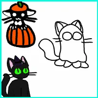 halloween cats