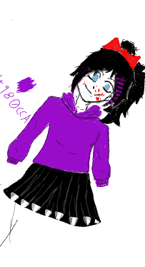 That one drawing of Nina from creepypasta that I never finished.