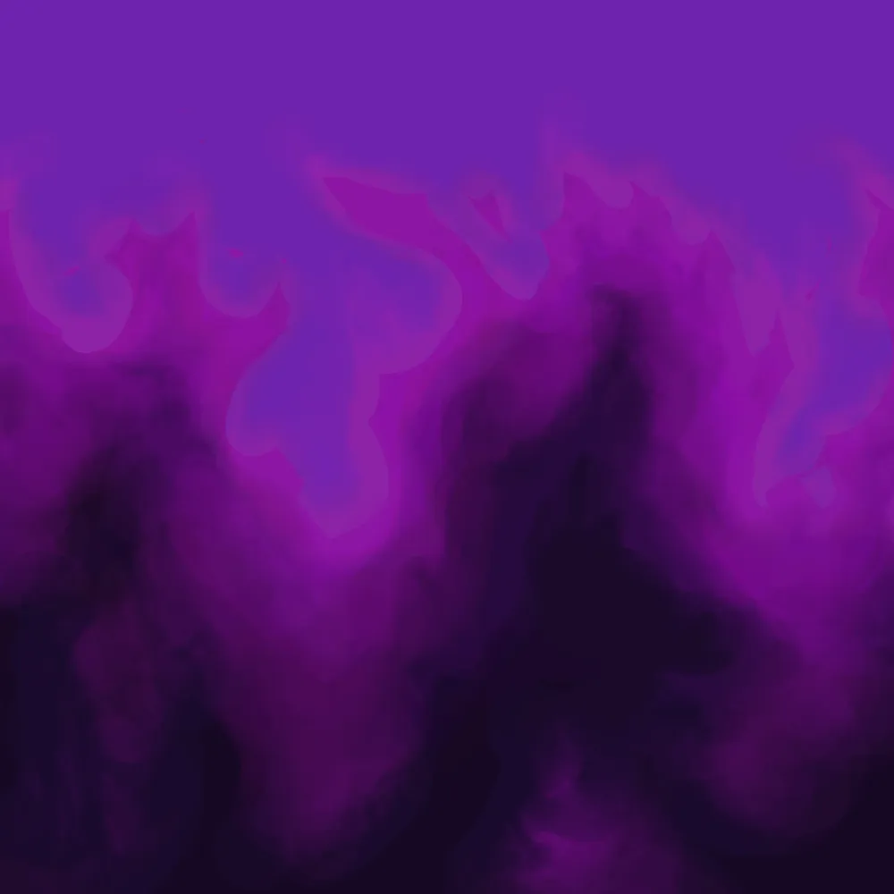 Purple flames