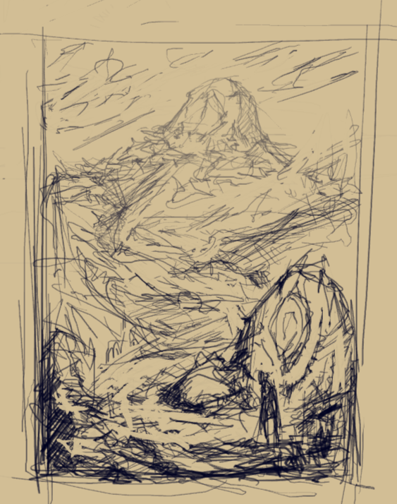 Landscape whatever scribble