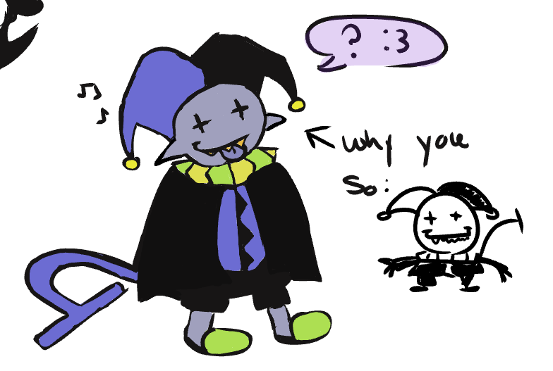 jevil i hate him 