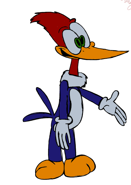 Woody woodpecker in color 