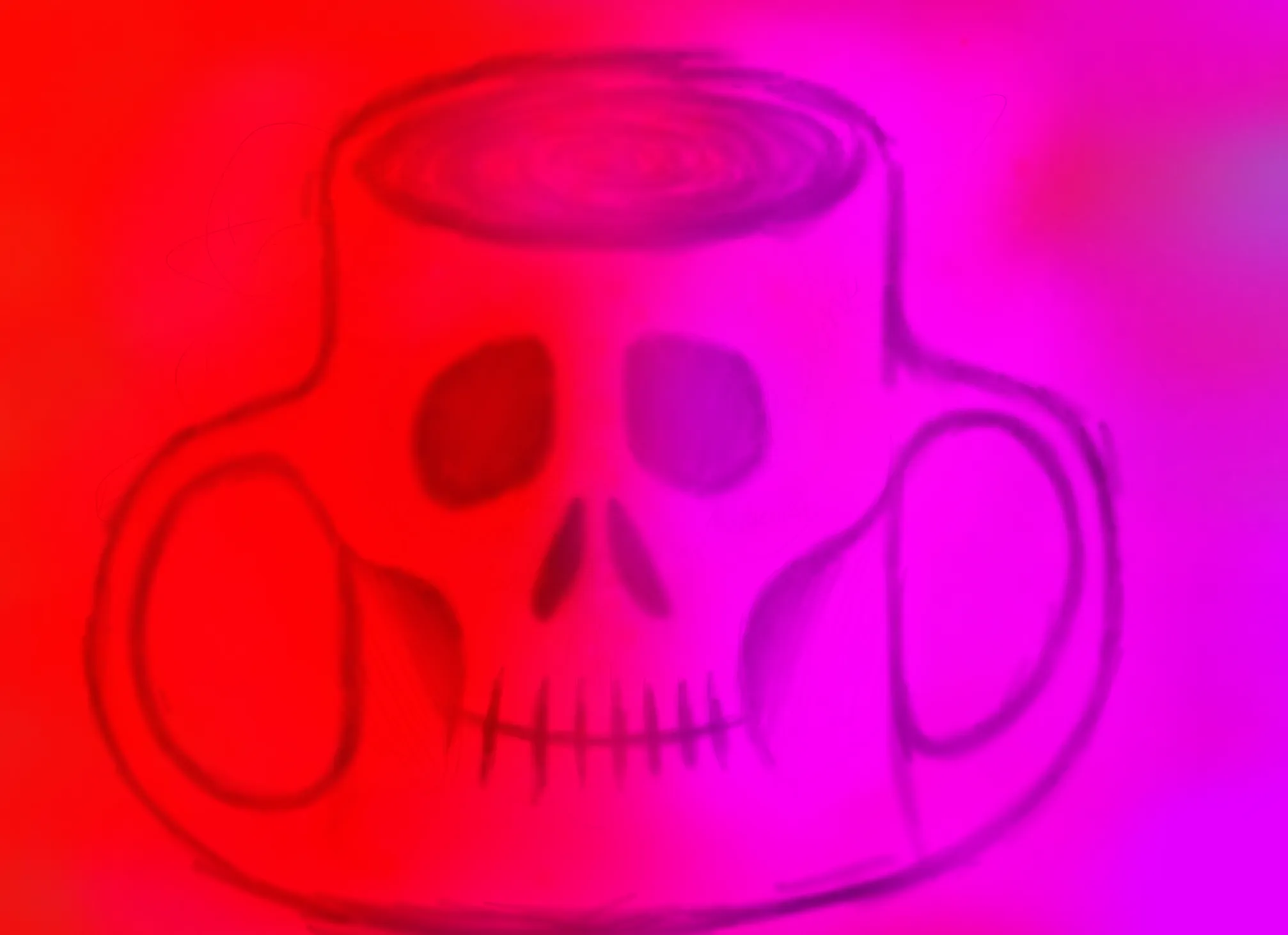 skull cup