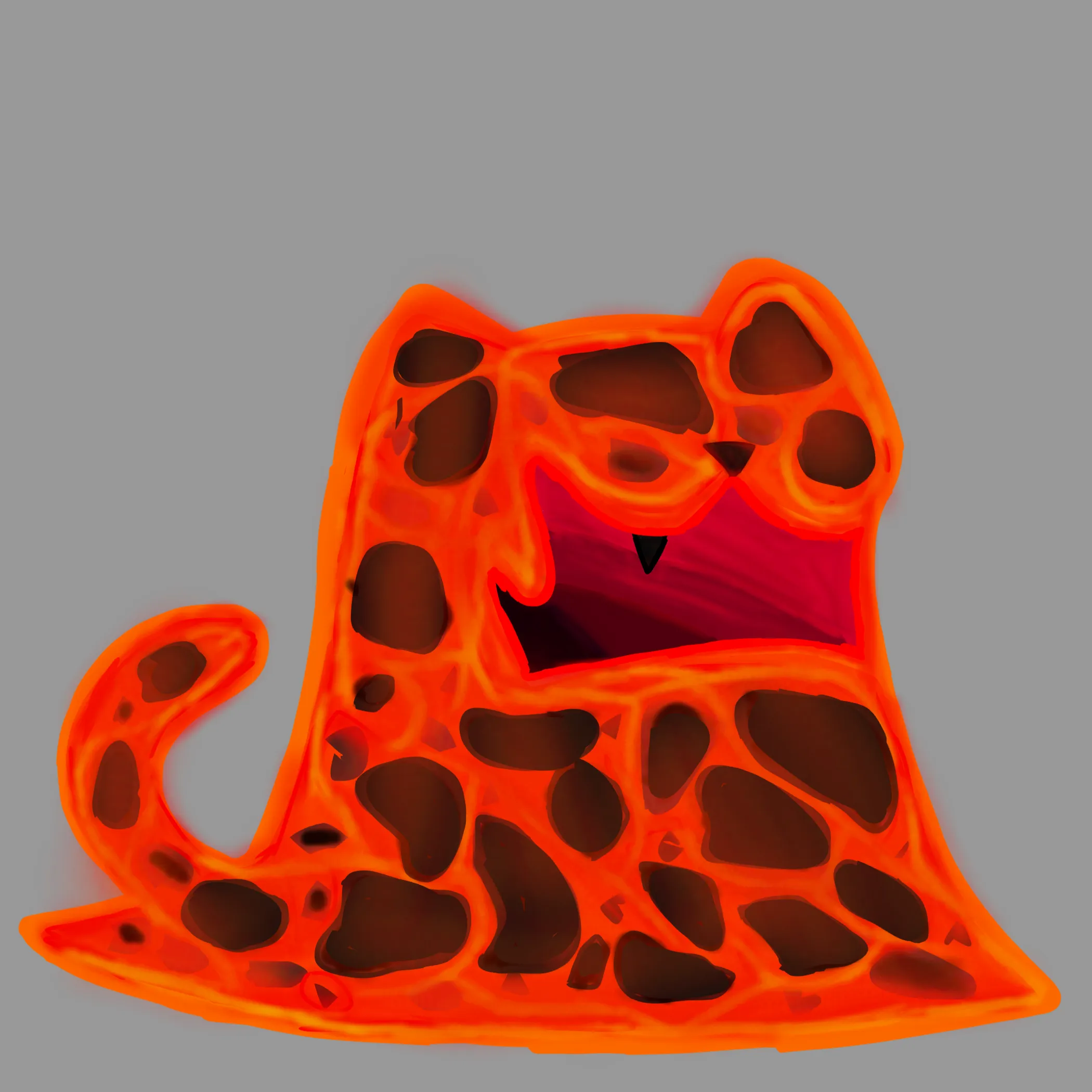 Lava cat