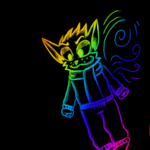 The rainbow cat!