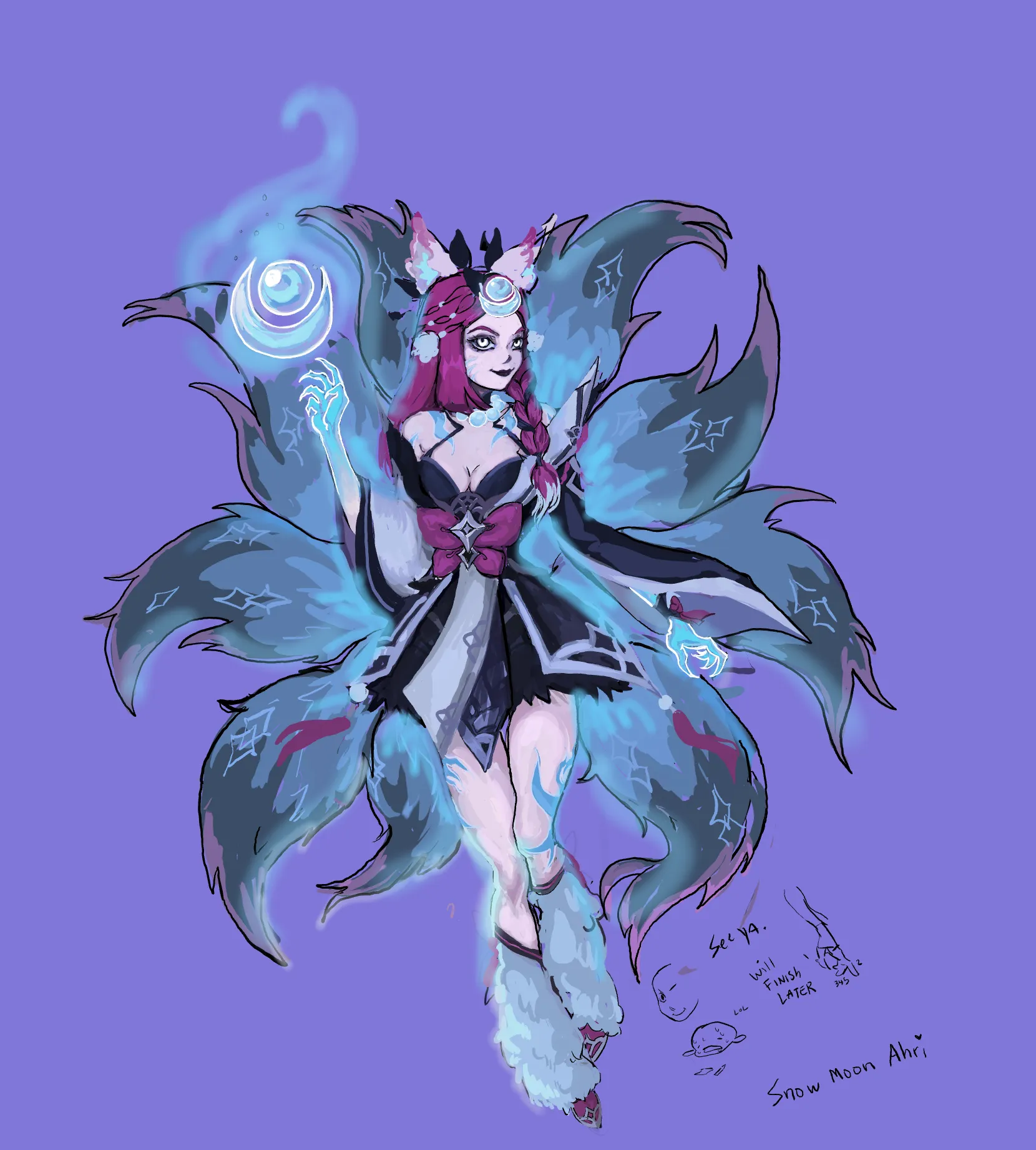 Snow moon Ahri