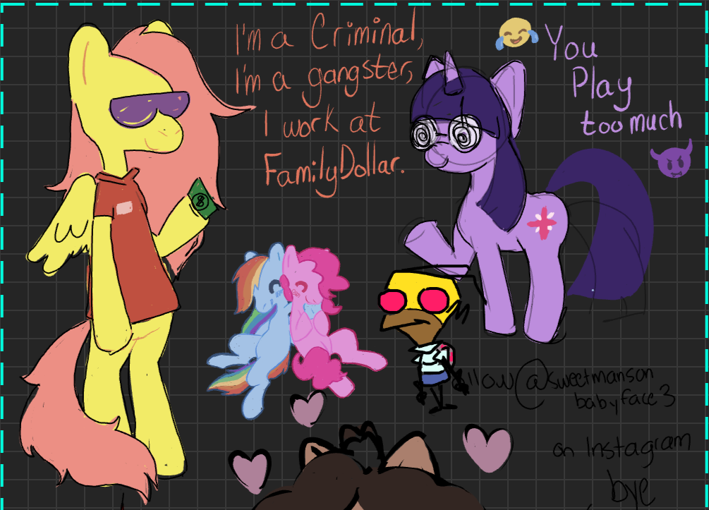 fluttershy brags after harassing me at my 9-5 job