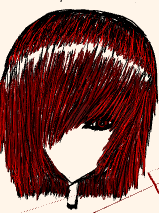 Guy with red&black hair