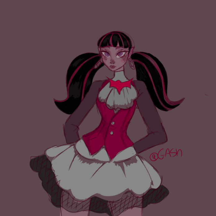 Just a lil drawing of draculaura