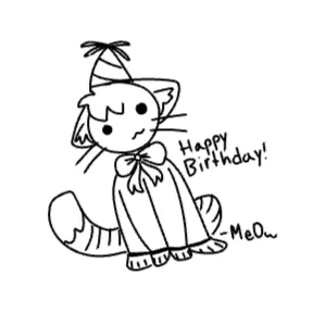 happy birthday mewdokas