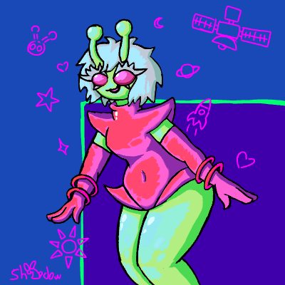 Cute Alien gal