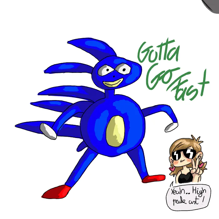 Sanic the hedgehog