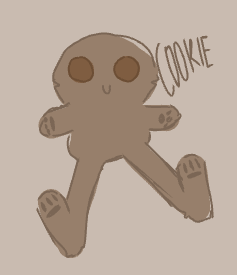 Little cute cookie guy