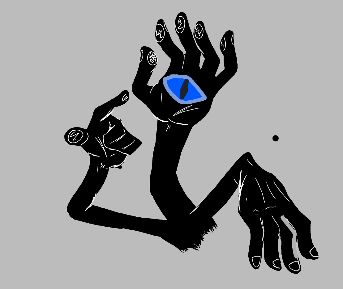 Weird ahh hand spirit