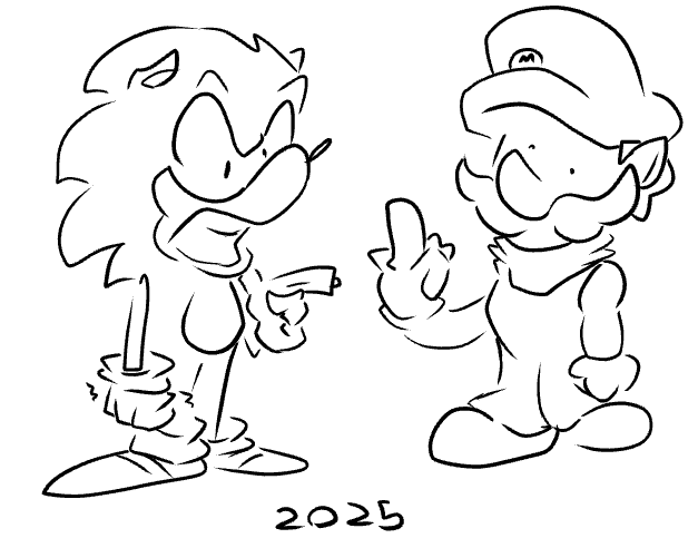 mario vs sonic according to everyone 