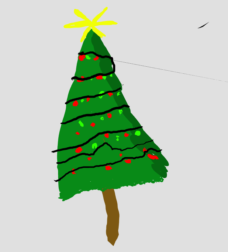 Christmas tree (way later)