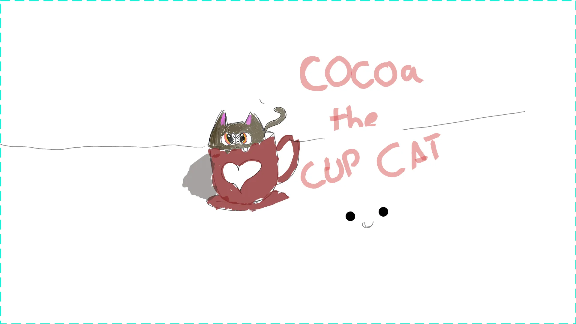 Cocoa the cup cat