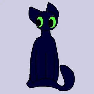 drawing of Walter's cat Jinx