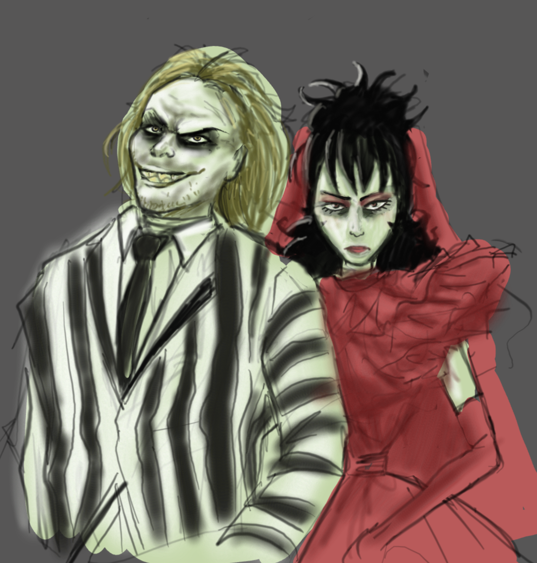 Beetle juice sketch