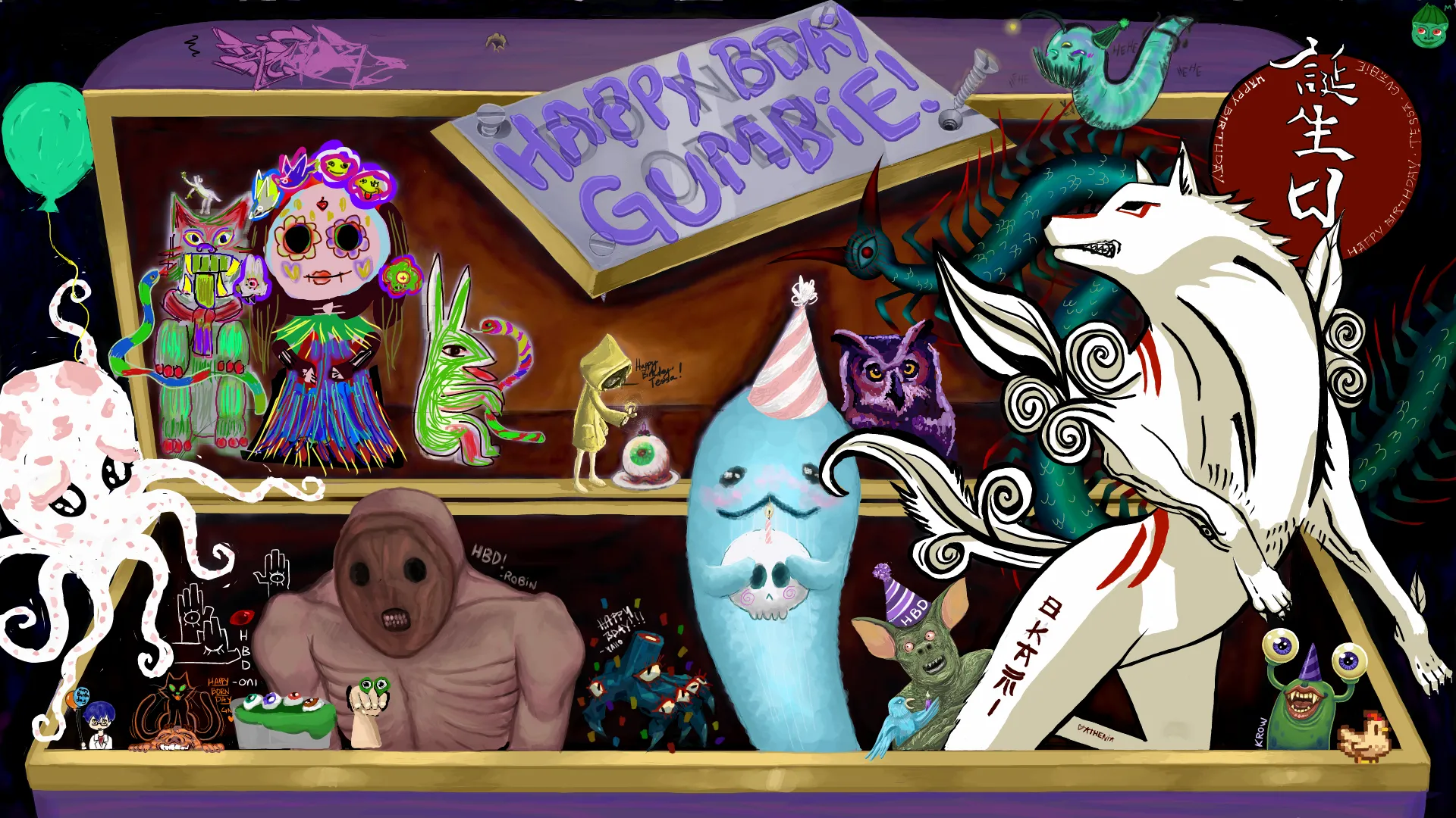Gumbie's Spooky Birthday!