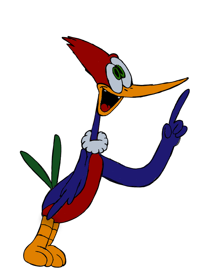 40s woody woodpecker in color 