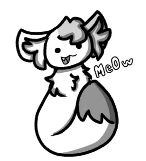 Me0w's lil floofy cat