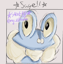 Froakie (as per requested by my sister irl 🫶)