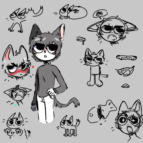 Lil cat guy I drew
