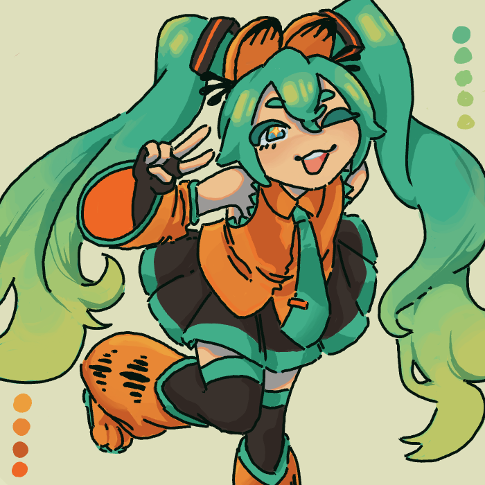 Garfsune Miku