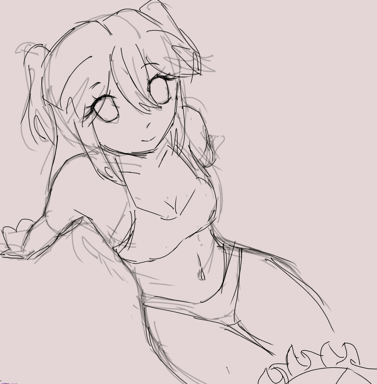 Work in progress of gyaru chan