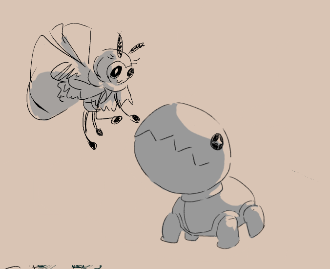 Trapinch and Ribombee