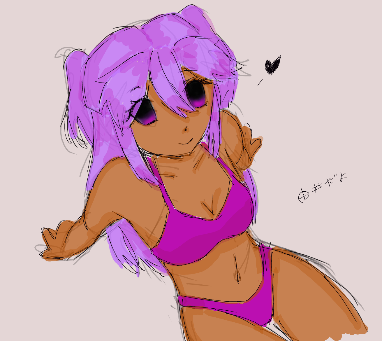 Gyaru chan in a bikini